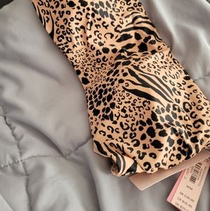 Bandeau leopard Vs Swim top